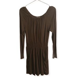 Forever 21 black knit dress long sleeve M